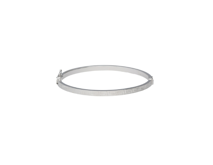18kt White Gold Bangle