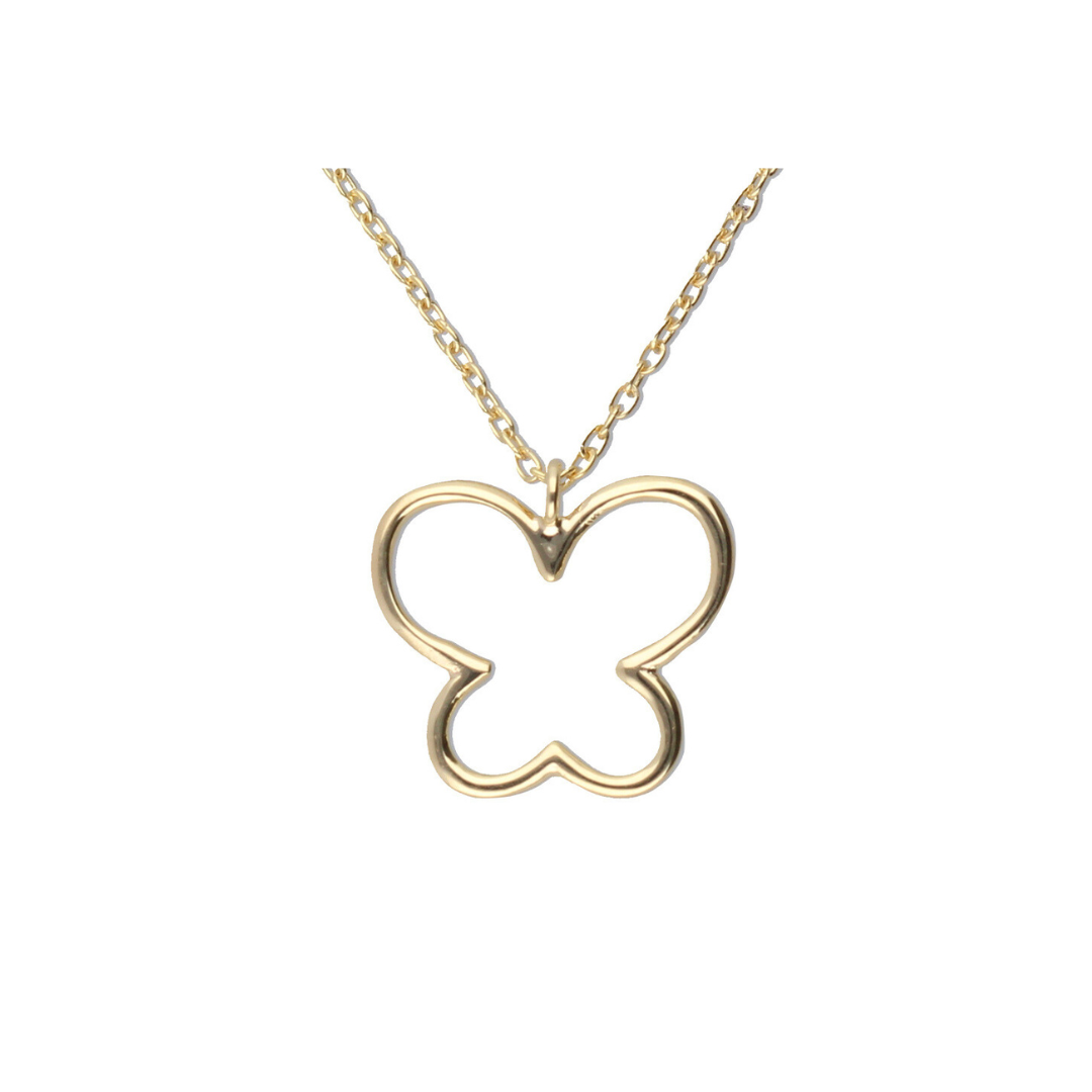 9k Gold Butterfly Necklace