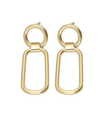 9k Gold Drop Earrings