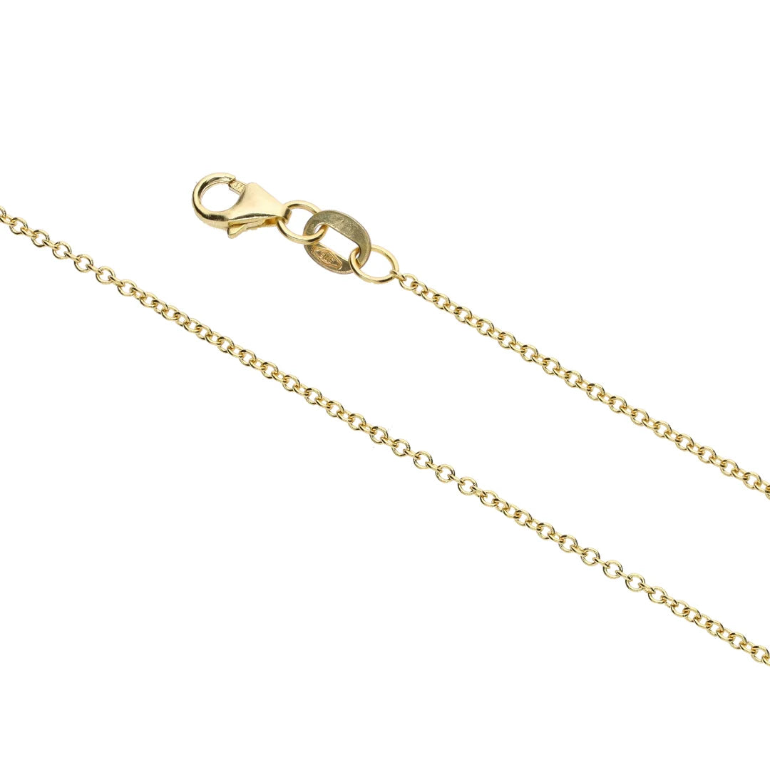 9k Gold Anchor Chain-1.3mm