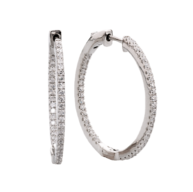 Sterling Silver Huggie Earrings