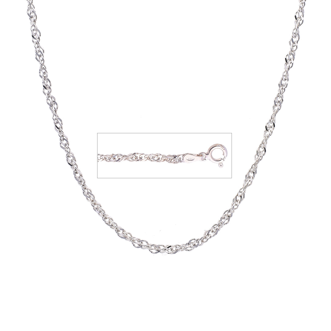 Sterling Silver Singapore Chain