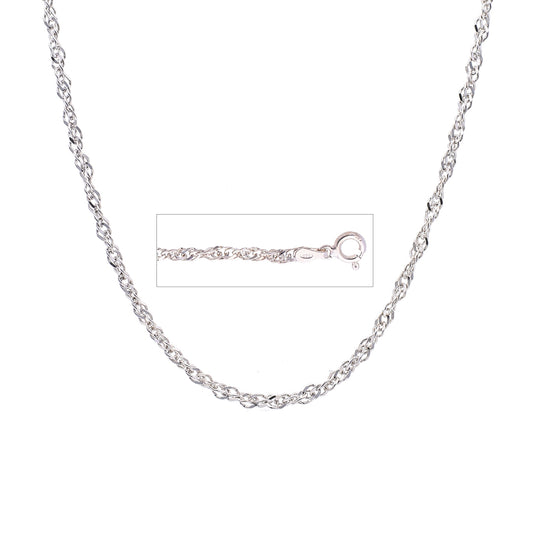 Sterling Silver Singapore Chain
