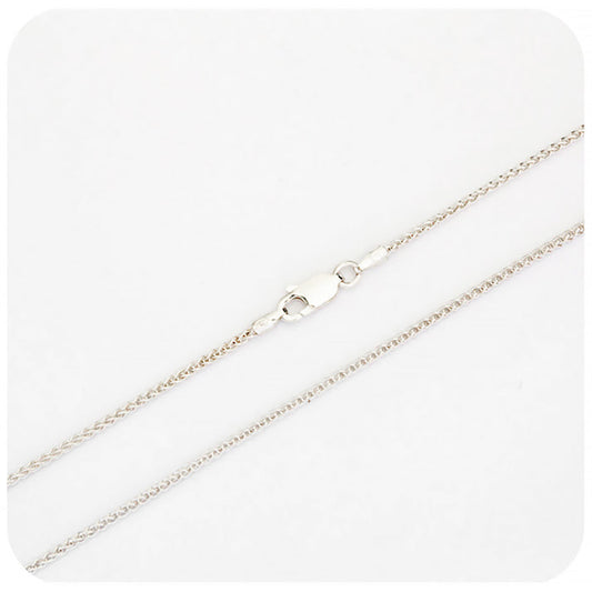 Sterling Silver Wheat Chain